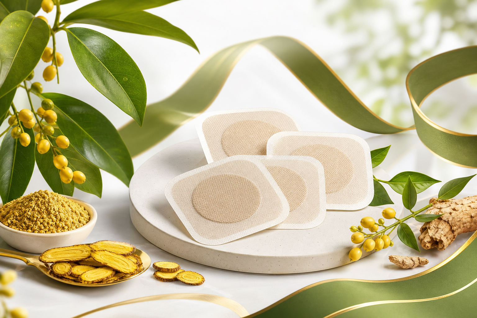 Product-themed illustration for Purisaki Berberine